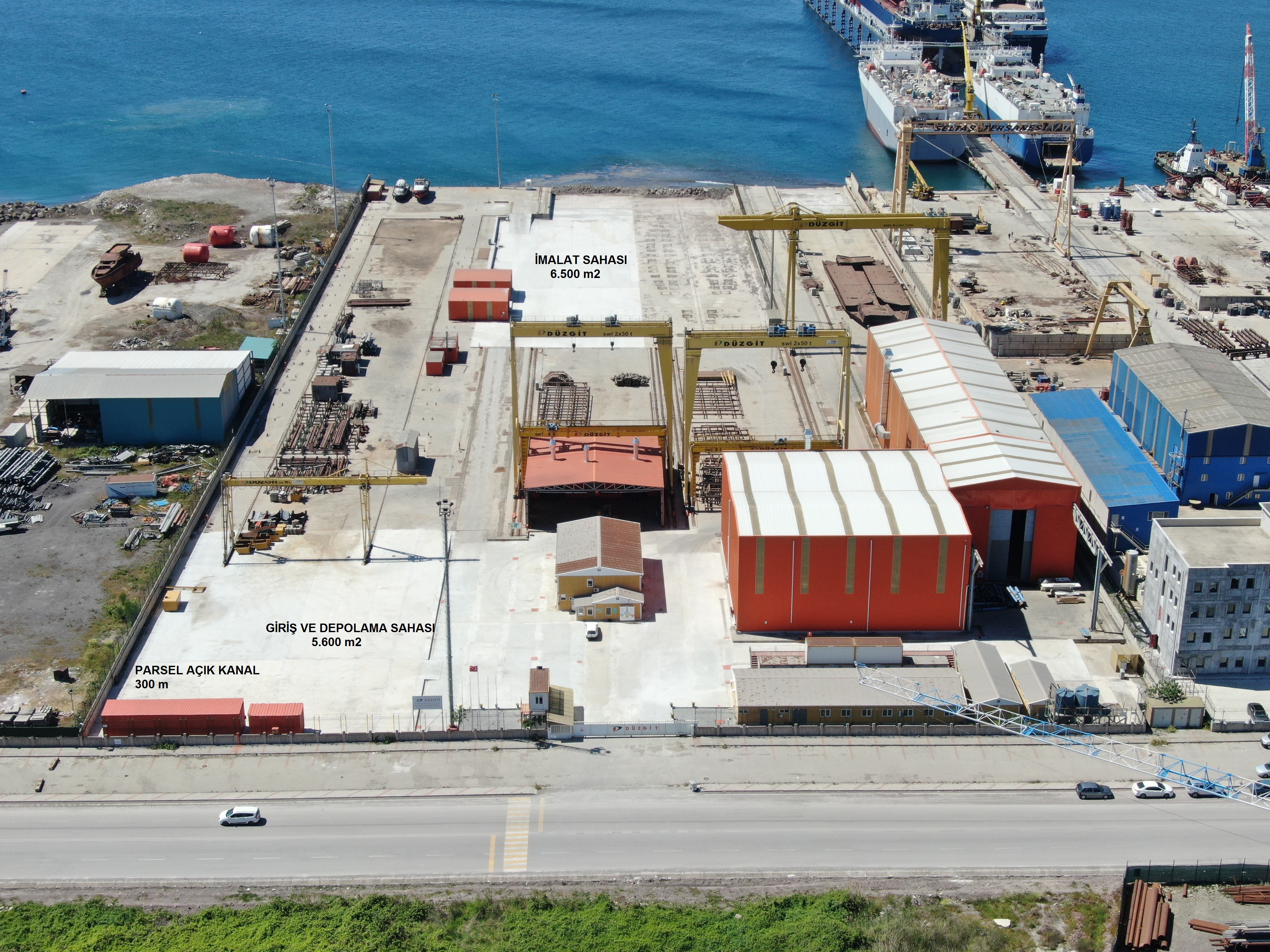 Park Tersanesi (Düzgit Shipyard) Saha Planı